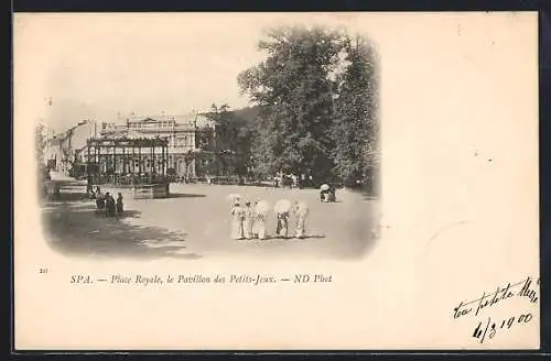 AK Spa, Place Royale, le Pavillon des Petits-Jeux