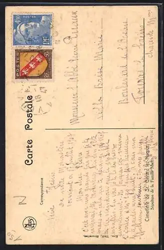 AK St. Gerard les-Namur, Cimetière, Sépulture de la Famille Martin
