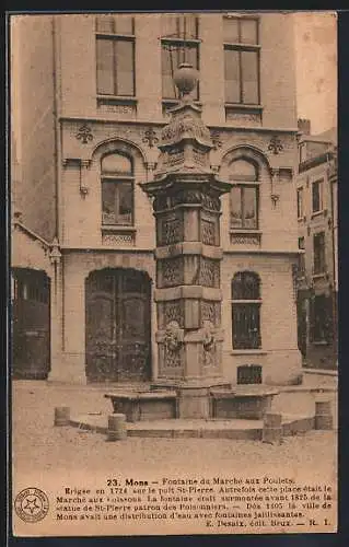 AK Mons, Fontaine du Marché aux Poulets