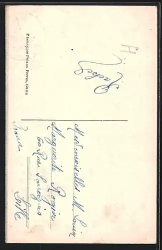 AK Anvaing, La Place, le gare, la poste, Villa Norbert, le Chateau