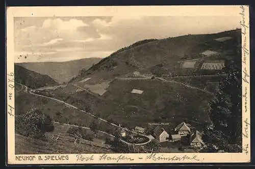 AK Neuhof / Münstertal, Ortsansicht aus der Vogelschau