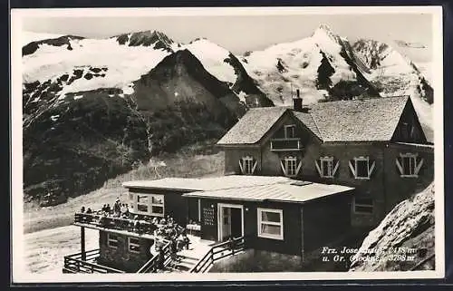 AK Frz Josefshaus mit Grossglockner
