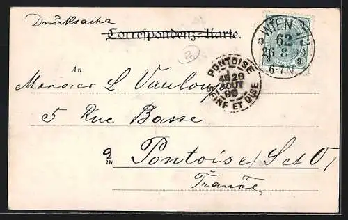 AK Wien I, Am Hof, belebter Markt