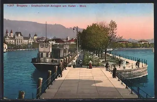 AK Bregenz, Drathschmidt-Anlagen am Hafen