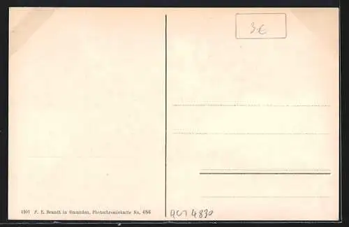 AK Hallstatt, Panorama des Ortes