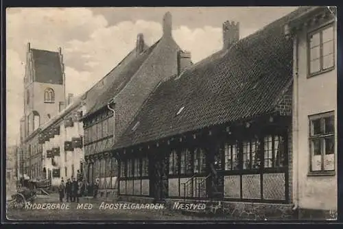 AK Naestved, Riddergade med Apostelgaarden