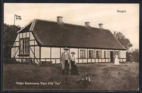 AK Skagen, Holger Drachmanns Hjem Villa Pax