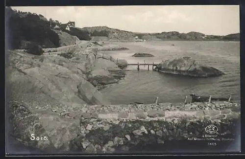 AK Sörö, Uferpartie mit Steg