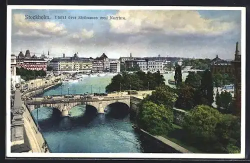 AK Stockholm, Utsikt över Strömmen med Norrbro