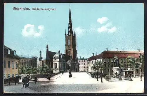AK Stockholm, Parti af Riddarholmskyrkan