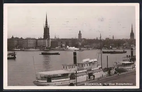 AK Stockholm, Vy öfver Riddarholmen
