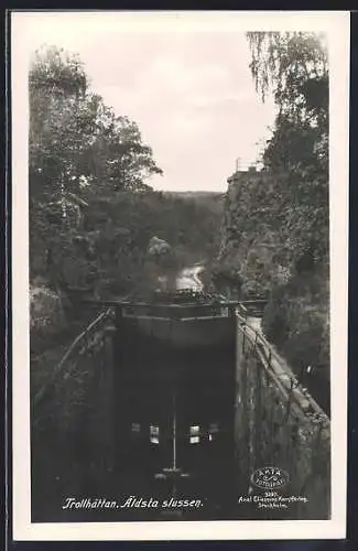 AK Trollhättan, Äldsta slussen