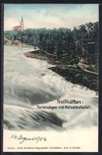 AK Trollhättan, Turistvägen vid Helvetesfallet