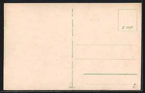 AK München, Hoftheater und Max-Joseph-Monument