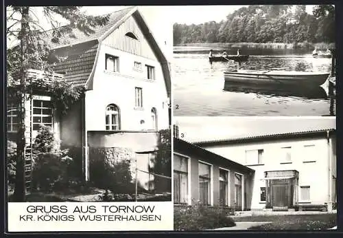 AK Tornow / Wusterhausen, Schulungsheim VVB Landtechnische Instandsetzung Berlin, Hauptgebäude & Bettenhaus, Speiseraum