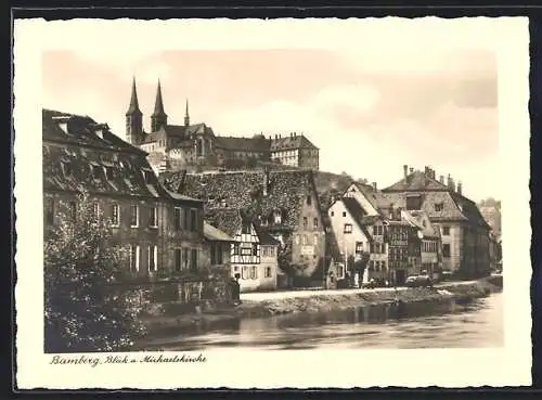 AK Bamberg, Blick auf die Michaelskirche