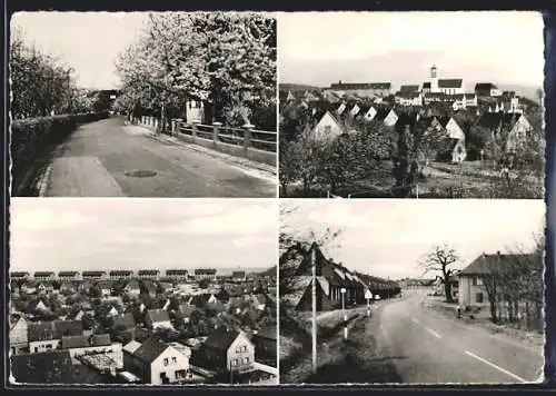 AK Völklingen /Saar, Blick auf den Ort und Strassenpartien