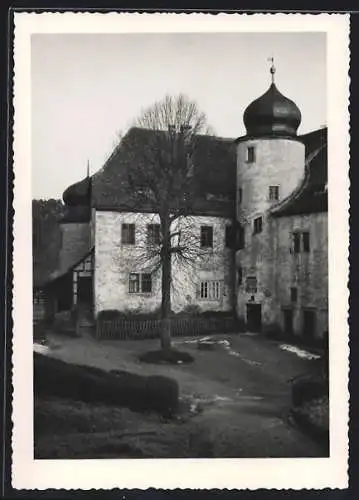 AK Aufsess /Ofr., Blick in den Schlosshof