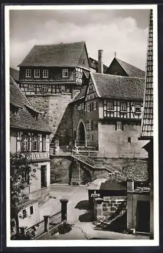 AK Kronach /Ofr., Blick auf das Bamberger Tor