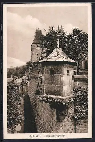 AK Kronach / Oberfranken, Partie am Pförtchen