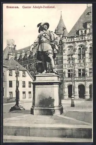 AK Bremen, Gustav Adolph-Denkmal