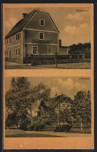 AK Wülknitz, Gasthaus Wald-Schänke Heidehäuser v. J. Penter, Försterei