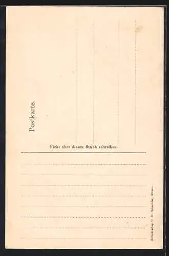 AK Zittau, Grundsteinlegung des Krematoriums 12.07.1908, Modell