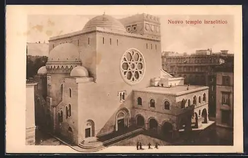 AK Triest, Nuovo tempio israelitico, Synagoge