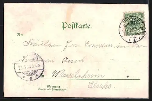 Lithographie Allerheiligen i. Schwarzwald, Hotel Allerheiligen, Kurhäuser, Ruine