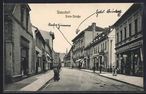 AK Stassfurt, Geschäftshaus Zwickert & Reinhorst an der Stein-Strasse