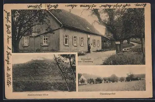 AK Pfullingen, Gasthaus zum Übersberg, Übersbergerhof