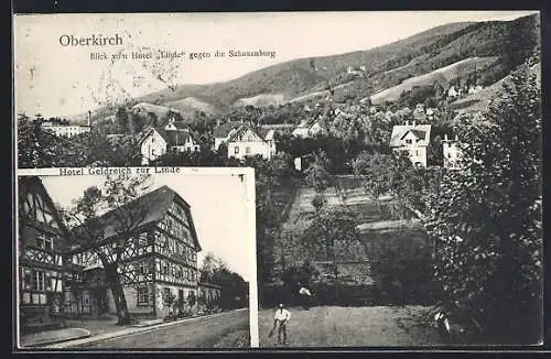 AK Oberkirch / Baden, Hotel Geldreich zur Linde, Ortsansicht