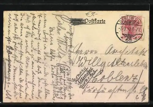 AK Berlin, Gasthaus Pschorr-Bräu, Innenansicht, Friedrichstrasse 165