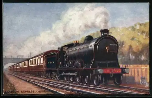AK Englische Eisenbahn Glasgow Express 903, Caledonian Railway