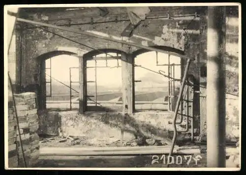 27 Fotografien Ansicht Hirschfelde O.L., Kohlekraftwerk nach der Zerstörung im 2. Weltkrieg, Trümmer, Aufräumarbeiten