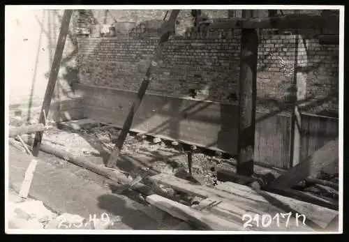 27 Fotografien Ansicht Hirschfelde O.L., Kohlekraftwerk nach der Zerstörung im 2. Weltkrieg, Trümmer, Aufräumarbeiten