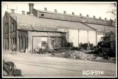 27 Fotografien Ansicht Hirschfelde O.L., Kohlekraftwerk nach der Zerstörung im 2. Weltkrieg, Trümmer, Aufräumarbeiten