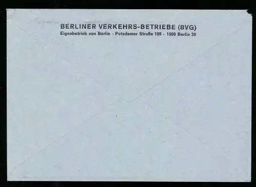 6 Fotografien Berliner Verkehrs-Betriebe (BVG), Busse, Büssing MAN, AEG, NAG KO, mit Ersttag Stempel und Briefmarken