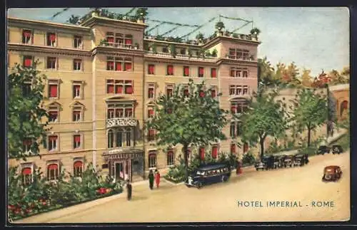 AK Roma, Hotel Imperial, 24 - 26 Via Vittorio Veneto