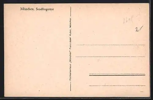 AK München, Sendlingertor mit Strassenbahn