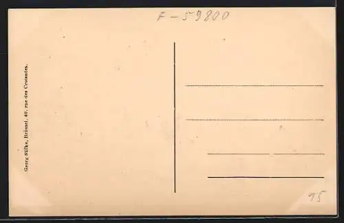 AK Lille, la rue Nationale, Strassenbahnen und Geschäfte