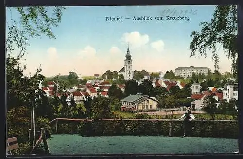 AK Niemes, Ausblick vom Kreuzberg