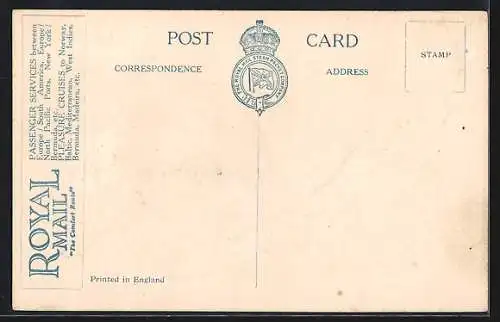 AK Passagierschiff RMMV Alcantara auf See, South American Service