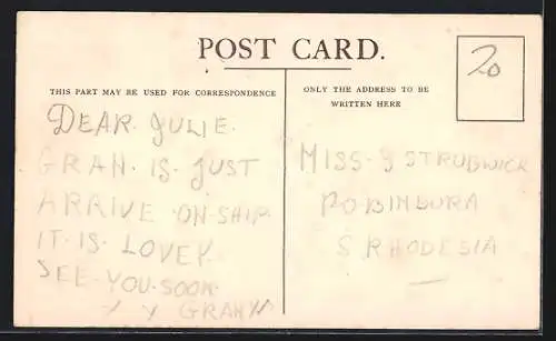 AK Passagierschiff RMMV Stirling Castle, Union-Castle Line