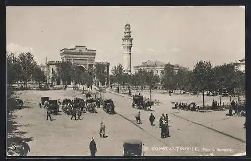 AK Constantinople, Place du Séraskéret