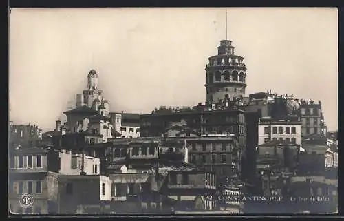 AK Constantinople, La Tour de Galata