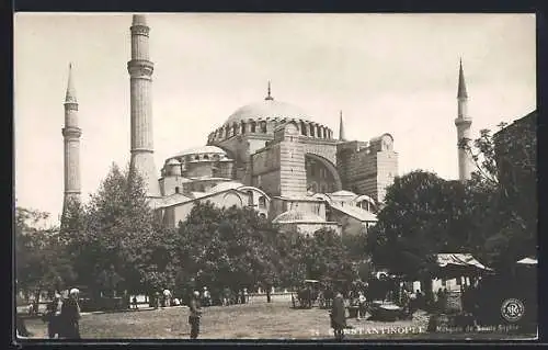 AK Constantinople, Mosquee de Sainte-Sophie