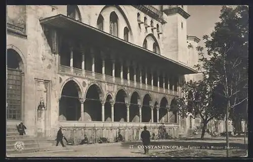 AK Constantinople, Fontaine de la Mosquée Sulémanié