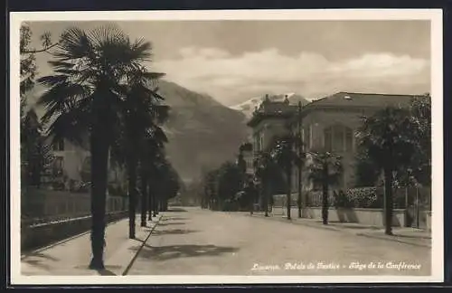AK Locarno, Justizpalast, Palais de Justice, Siege de la Conference