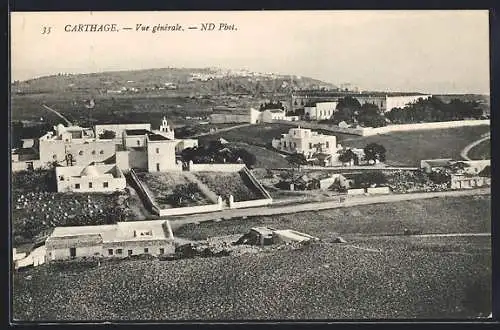 AK Carthage, vom Hügel gesehen